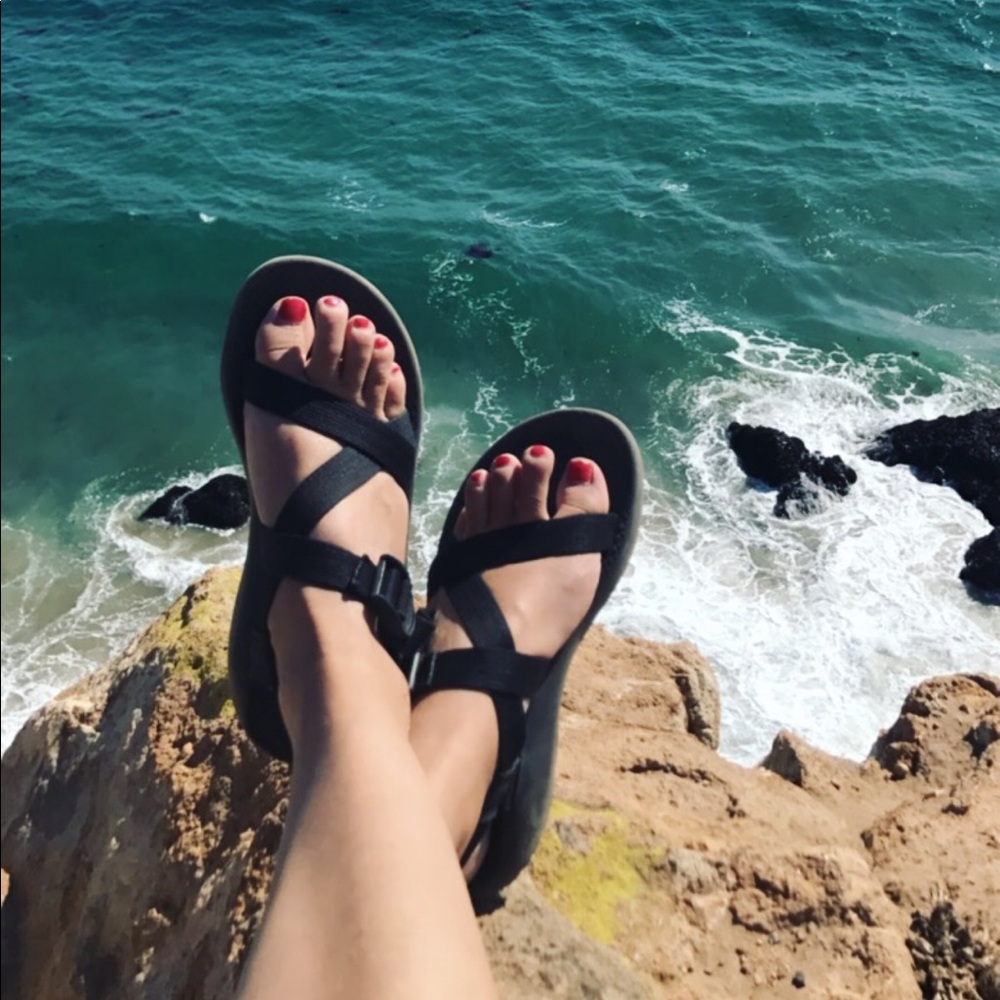 Chaco Classic Z Sandals - Size 7 - Black